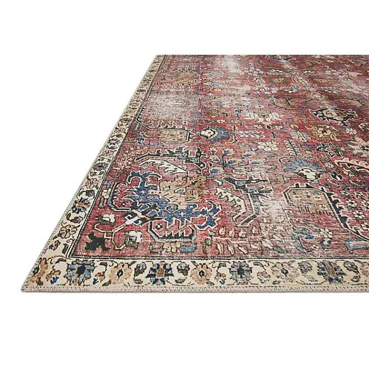 Kirklands Home Chris Loves Julia x Loloi Jules Merlot Rug, 7x9 Best