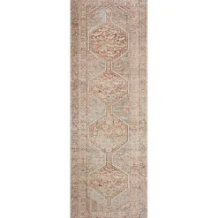 Kirklands Home Chris Loves Julia x Loloi Jules Orange Runner, 2x3 Clearance