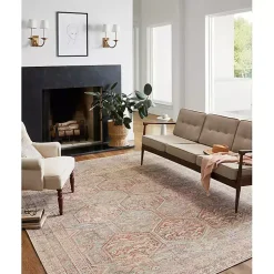 Kirklands Home Chris Loves Julia x Loloi Jules Orange Runner, 2x3 Clearance