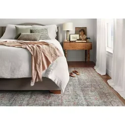 Kirklands Home Chris Loves Julia x Loloi Jules Lagoon Rug, 5x7 Multi Clearance