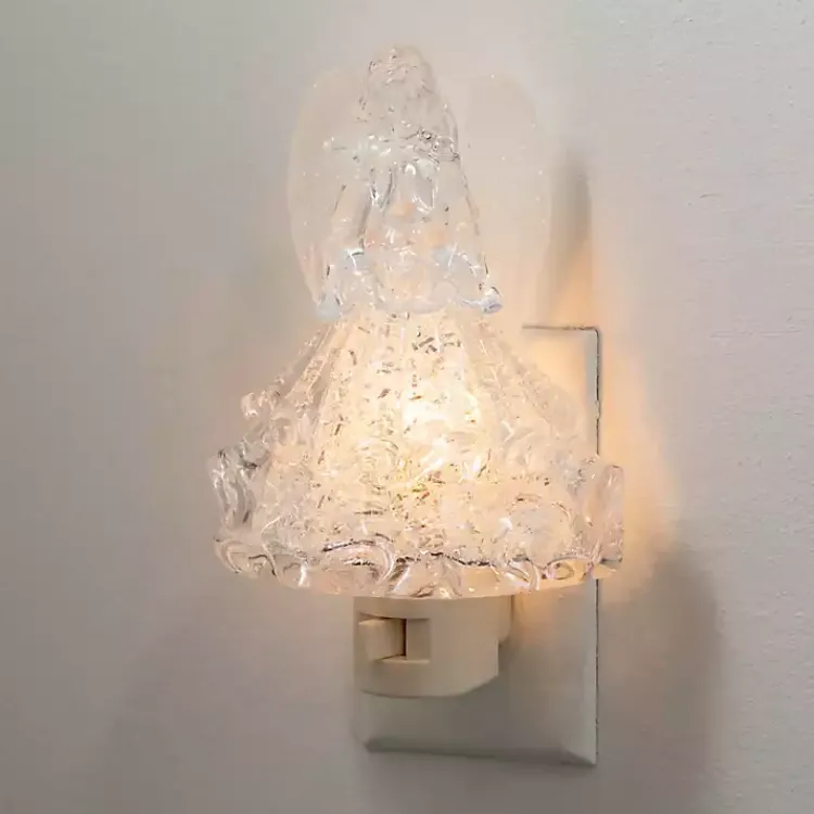 Christmas Decorations>Kirklands Home Christmas Angel Night Light Clear