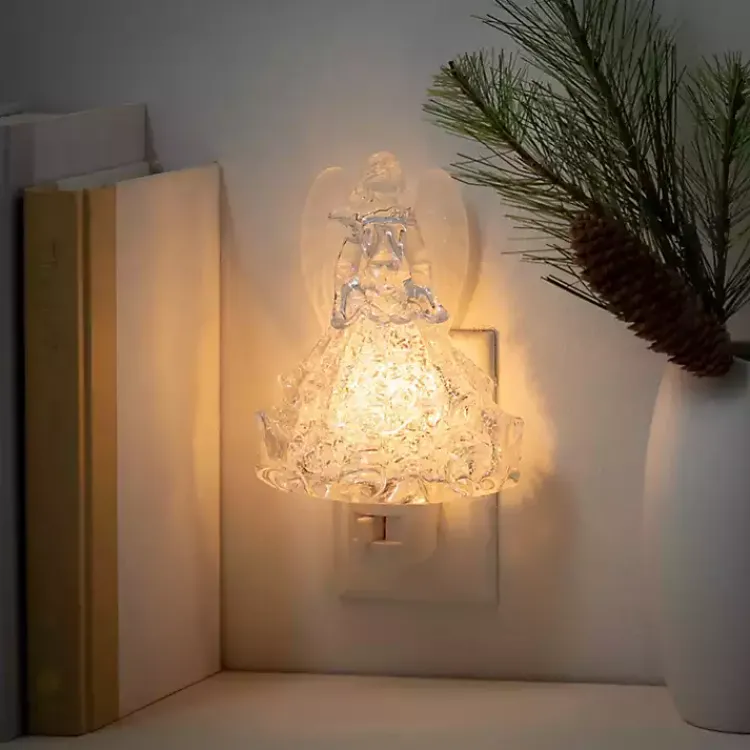 Christmas Decorations>Kirklands Home Christmas Angel Night Light Clear