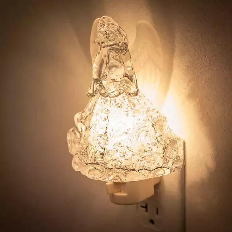 Christmas Decorations>Kirklands Home Christmas Angel Night Light Clear