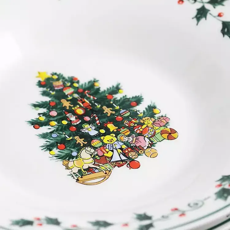 Christmas Dining & Entertaining>Kirklands Home Christmas Tree Trimming 16-pc. Dinnerware Set