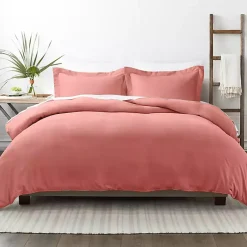 Kirklands Home Clay Solid 3-pc. Queen Duvet Cover Set Orange Sale