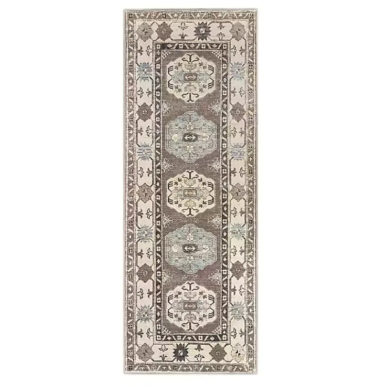 Kirklands Home Coffee Shary Washable Runner, 2x7 Hot