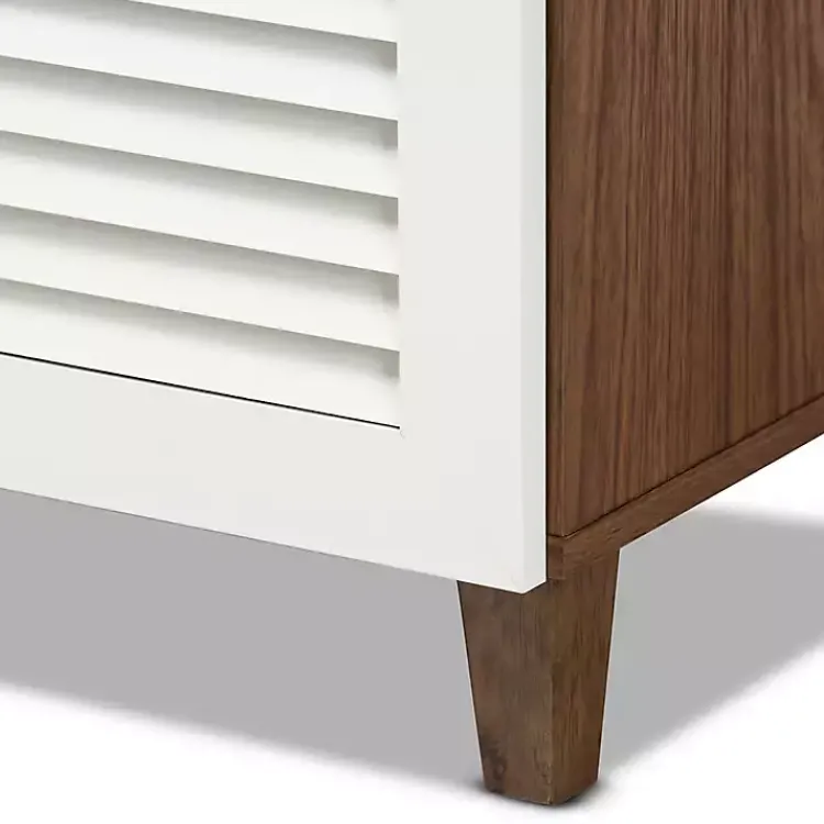 Kirklands Home Collier Two-Tone Drawer Shoe Storage Cabinet Sale