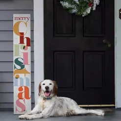 Outdoor Christmas Decorations>Kirklands Home Colorful Merry Christmas Porch Board Multi