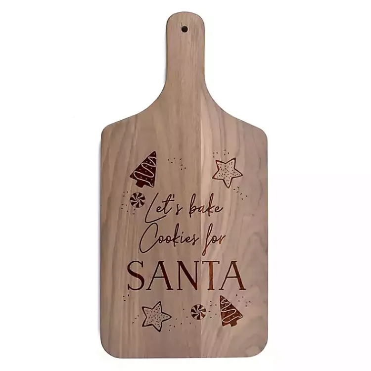 Christmas Dining & Entertaining>Kirklands Home Cookies for Santa Cutting Board Brown
