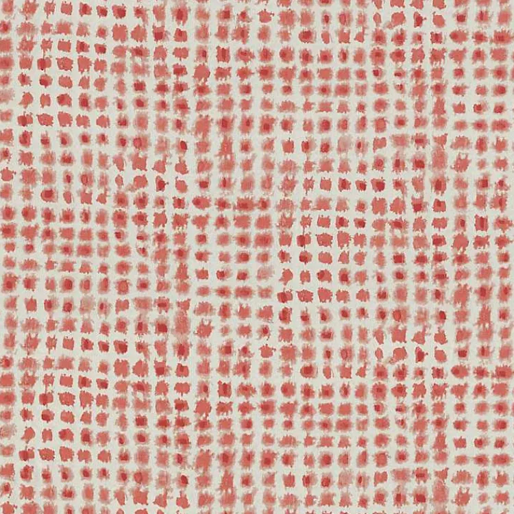 Kirklands Home Coral Checkered Wicker Chair Cushions, Set of 2 Sale