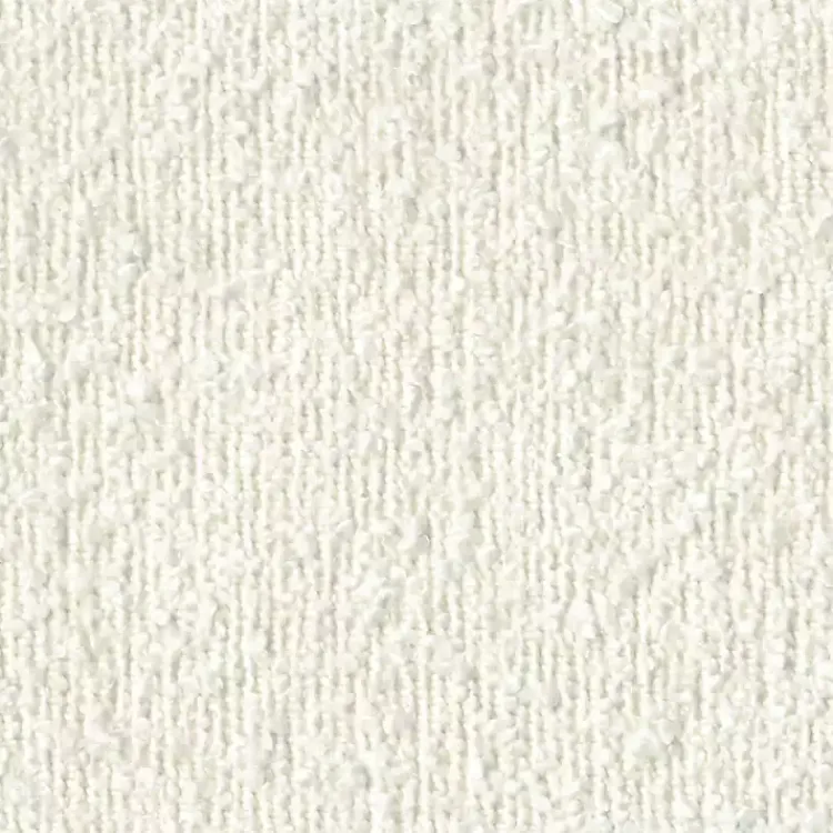 Kirklands Home Cream Boucle Arch Ottoman White Outlet