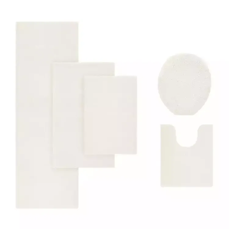 Kirklands Home Cream Marshmallow Contour Bath Mat, 24 in. Ivory Best