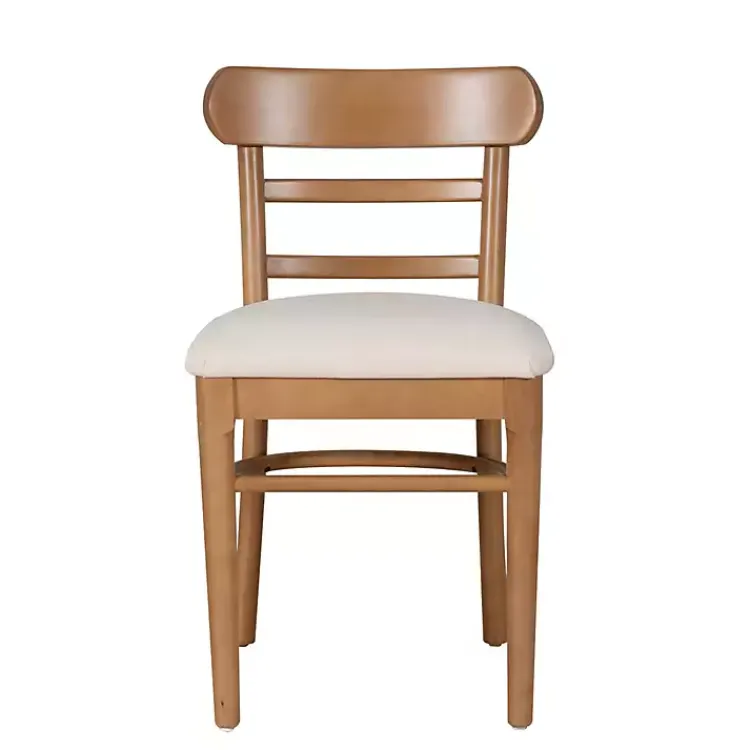 Kirklands Home Cream Upholstered Wood Dining Chairs, Set of 2 White Online