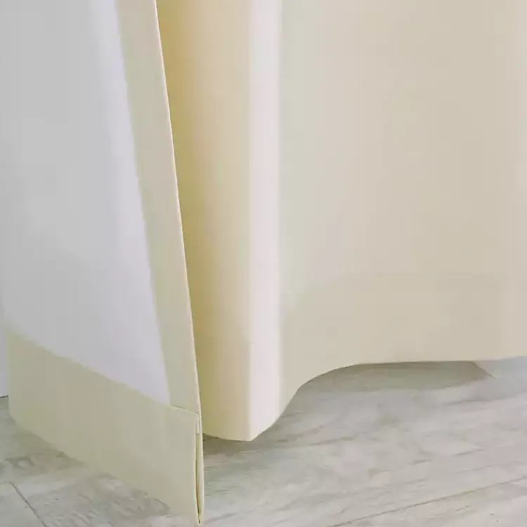 Kirklands Home Cream Weathermate Blackout Curtain Panel, 63 in. Ivory Discount