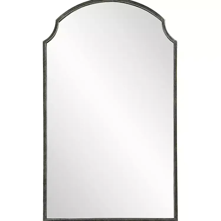 Kirklands Home Dark Bronze Arched Scallop Edge Wall Mirror Gray Online