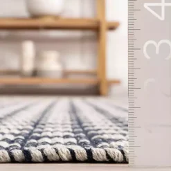 Kirklands Home Dark Gray and Ivory Dainty Diamond Runner Best