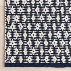 Kirklands Home Dark Gray and Ivory Dainty Diamond Area Rug, 6x9 Sale