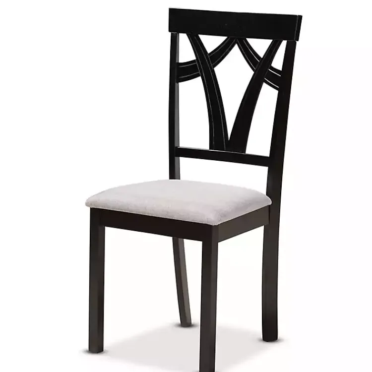 Kirklands Home Dark Wooden Interlocked Base 5-pc. Dining Set Hot