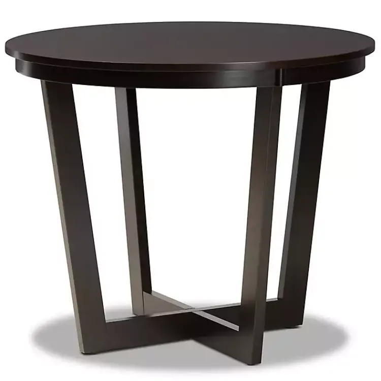 Kirklands Home Dark Wooden Interlocked Base 5-pc. Dining Set Hot