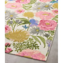 Kirklands Home Daylight Garden Party Indoor/Outdoor Rug, 7x11