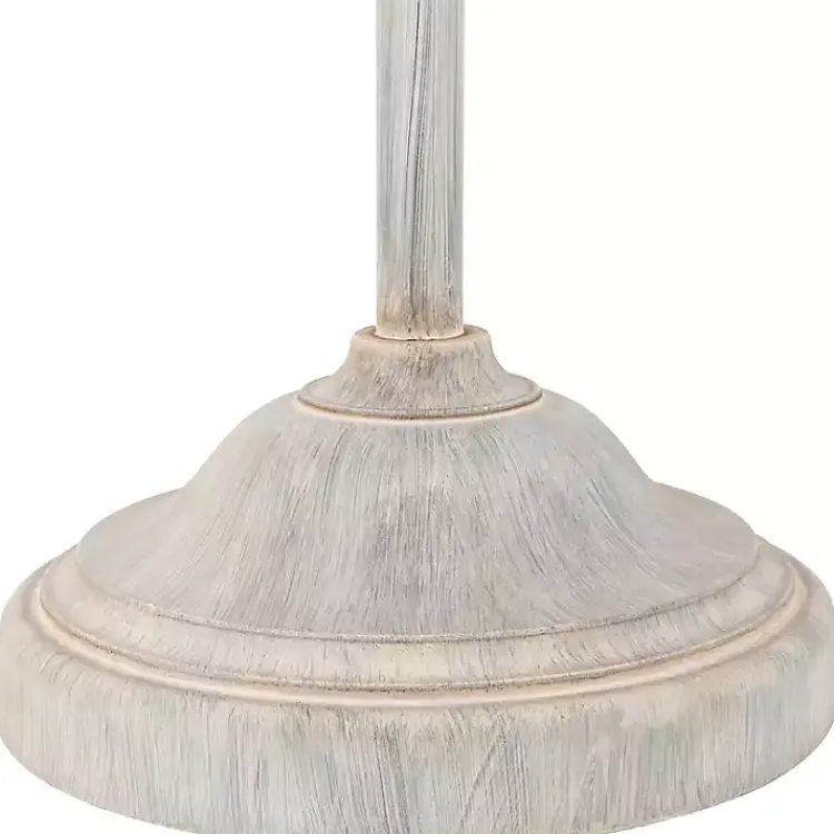 Kirklands Home Distressed Gray Hadlee Floor Lamp Tan Outlet