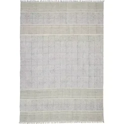 Kirklands Home Dune Stone Geometric Area Rug, 5x7 Blue Hot