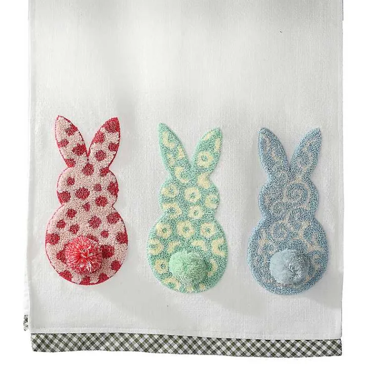 Easter Decorations>Kirklands Home Easter Bunny Trio Table Runner