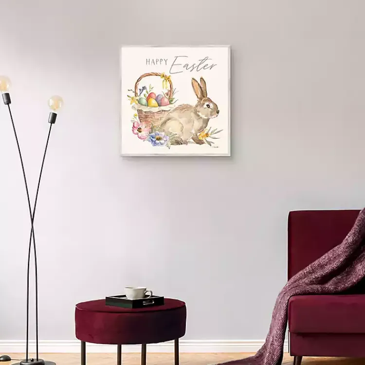Easter Decorations>Kirklands Home Eggs In Spring Basket Easter Canvas Wall Art