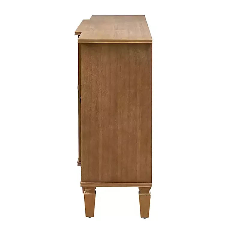 Kirklands Home Eleanora Acorn Wood 4-Door Sideboard Brown Discount