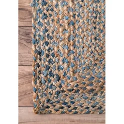 Kirklands Home Ella Hand Braided Jute Rug, 5x8 Tan Discount