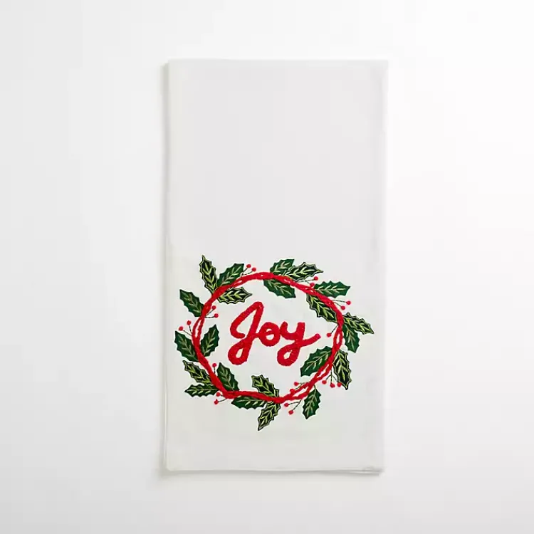 Christmas Dining & Entertaining>Kirklands Home Embroidered Joy Table Runner, 90 in.