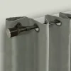 Kirklands Home Espresso Metal Blackout Finial Curtain Rod, 36 in. Clearance