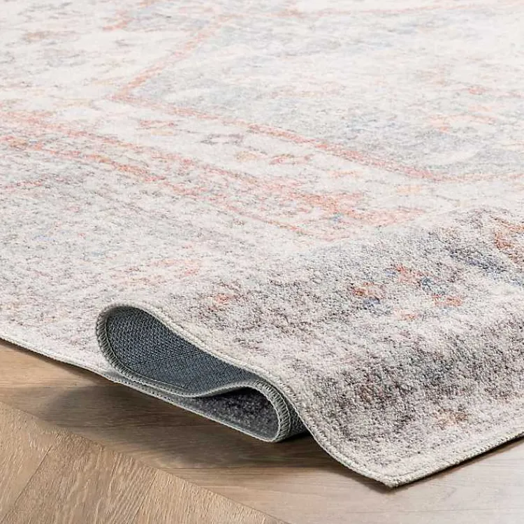 Kirklands Home Etta Distressed Vintage Washable Area Rug, 5x8 Sale