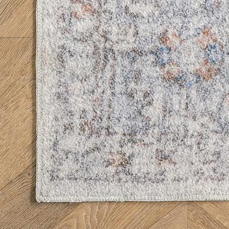 Kirklands Home Etta Distressed Vintage Washable Area Rug, 5x8 Sale