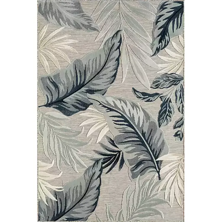 Kirklands Home Ferns and Palms Indoor/Outdoor Area Rug, 5x7 Sale
