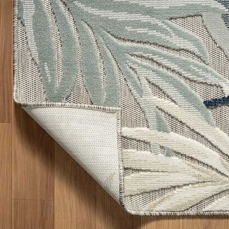 Kirklands Home Ferns and Palms Indoor/Outdoor Area Rug, 5x7 Sale