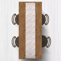 Easter Decorations>Kirklands Home Floral Easter Eggs Table Runner, 72 in.