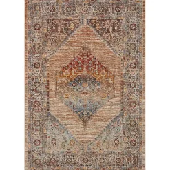 Kirklands Home Florence Sunset Medallion Area Rug, 6x9 Sale