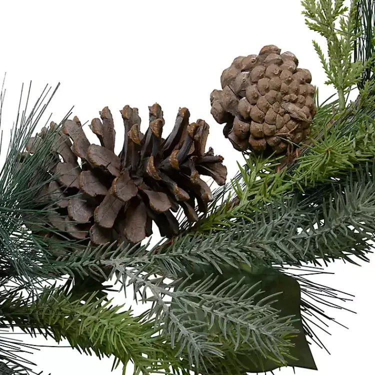 Christmas Arrangements & Garland>Kirklands Home Forest Pinecone and Cedar Garland