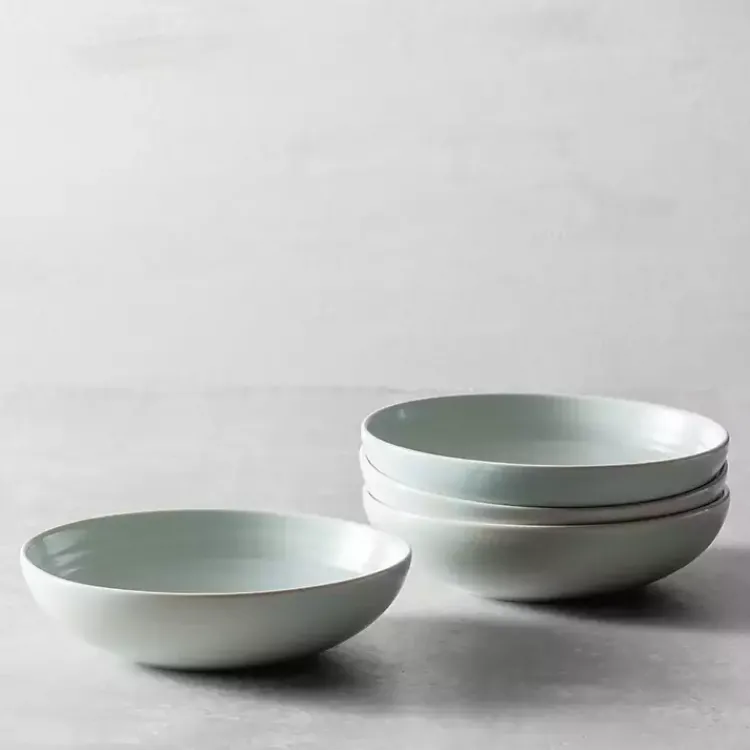 Kirklands Home Fortessa Cypress Ceramic Pasta Bowls, Set of 4 Blue Online