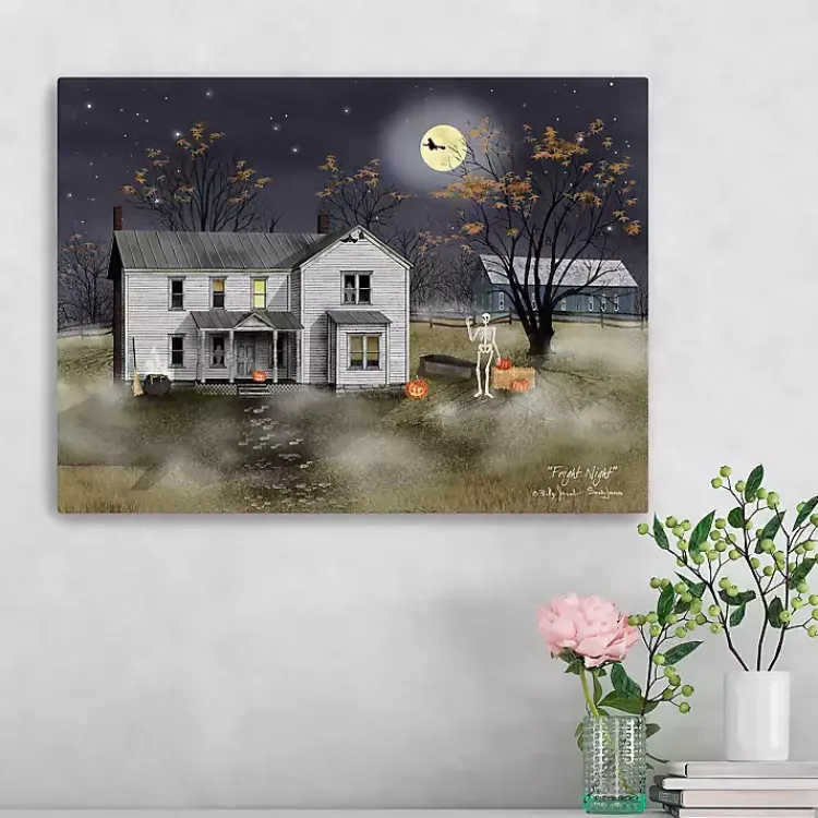 Halloween>Kirklands Home Fright Night Halloween Canvas Art Print