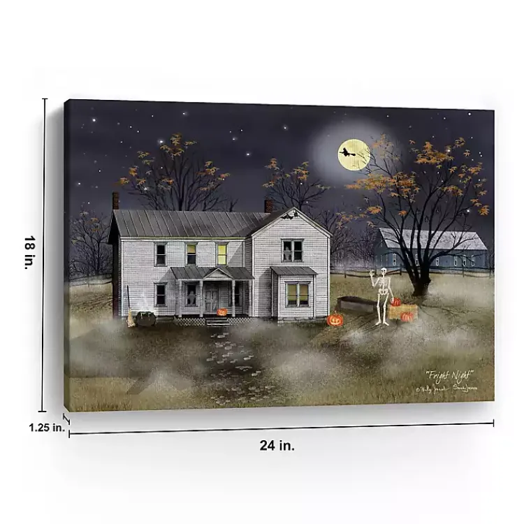 Halloween>Kirklands Home Fright Night Halloween Canvas Art Print