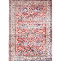 Kirklands Home Fulton Traditional Area Rug, 5x7 Red Online