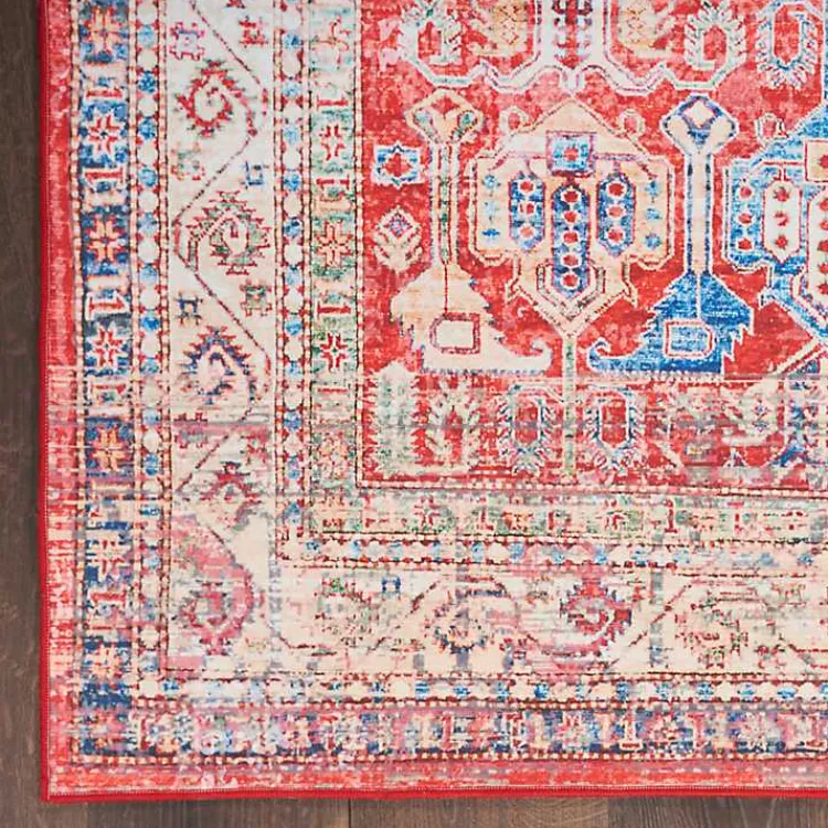 Kirklands Home Fulton Traditional Area Rug, 5x7 Red Online