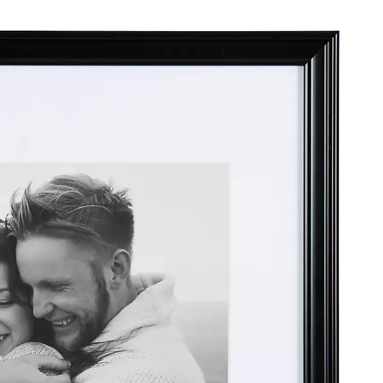 Kirklands Home Glam Black 10-pc. Gallery Wall Frame Set New