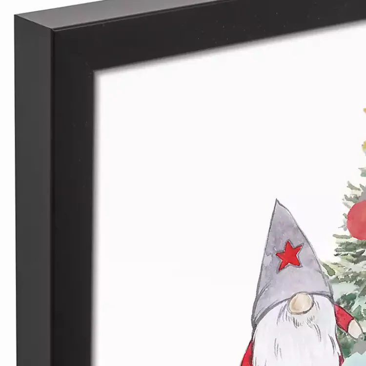 Christmas Art & Wall Decor>Kirklands Home Gnomes Decorating Christmas Tree Wall Plaque