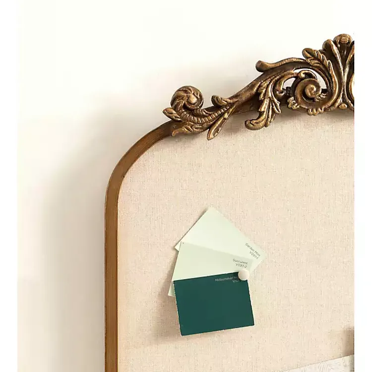 Memo & Chalkboards>Kirklands Home Arch Framed Arendall Pinboard Gold