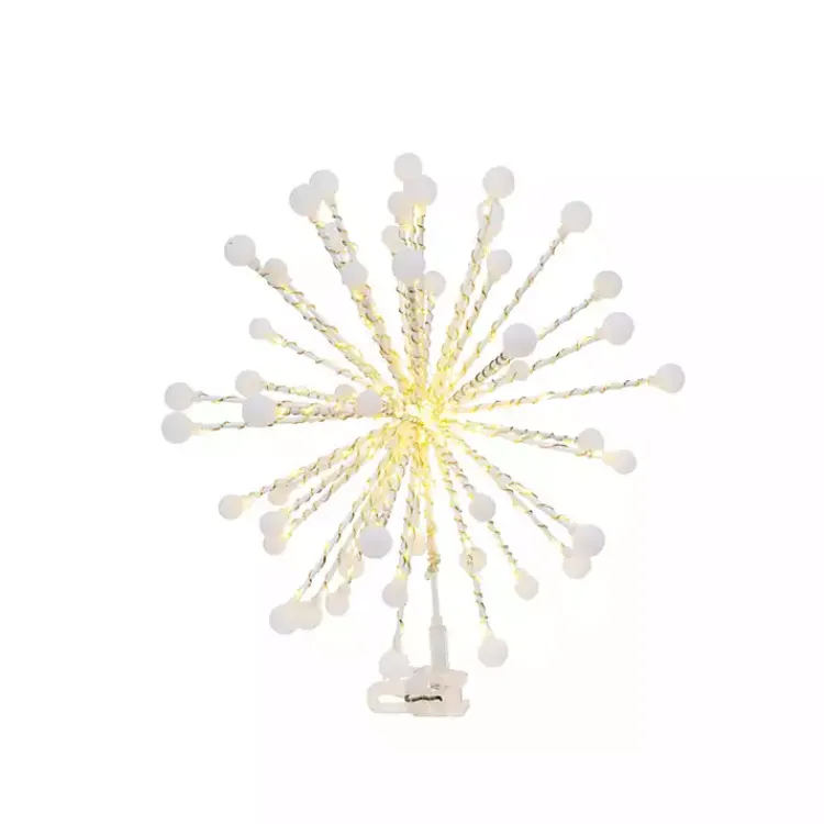 Christmas Tree Decorations>Kirklands Home Gold Starburst Snowflake LED Tree Topper