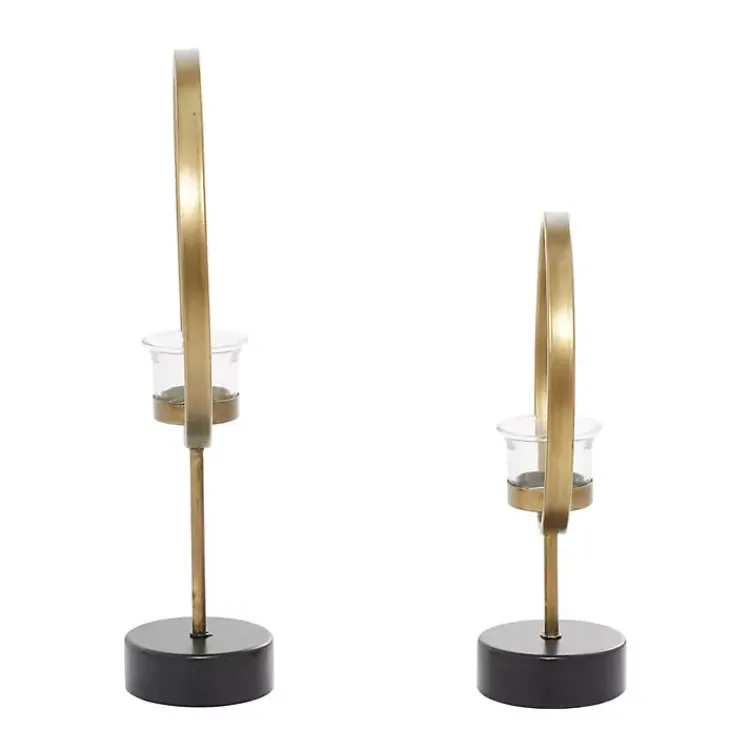 Candle Holders>Kirklands Home Golden Halo 2-pc. Candle Holder Set