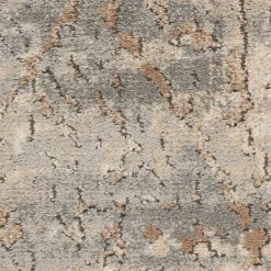 Kirklands Home Gray and Beige Tally Textured Area Rug, 5x7 Clearance